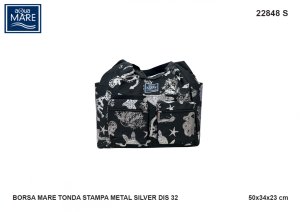 BORSA MARE RIB STOP TONDA FANTASIA MARINA 22848 S NERO 40351