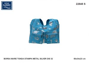BORSA MARE RIB STOP TONDA FANTASIA MARINA 22848 S TURCHESE 40351