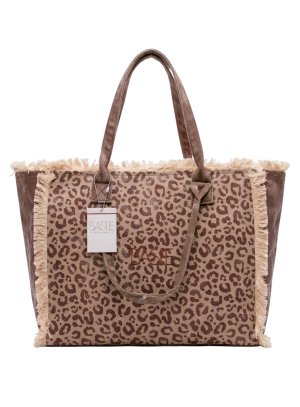 BA22223MAR BORSA GRANDE BASILE 60x18x35cm MARRONE 41100