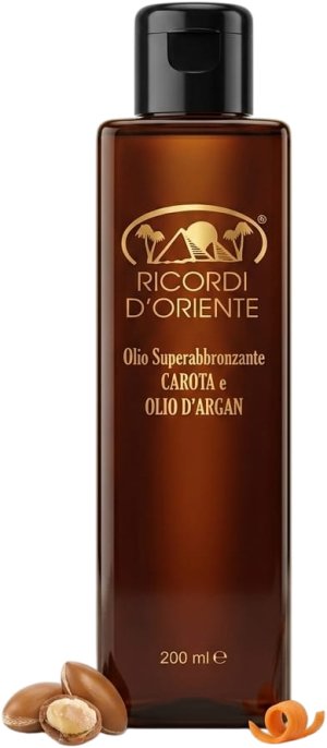 RICORDI D'ORIENTE OLIO ABBRONZANTE CAROTA OLIO ARGAN 200ml 110034 52318