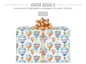 WP10281 CARTA REGALO MONGOLFIERE 40631