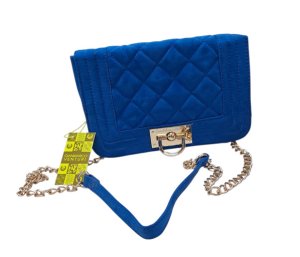 BORSA IMBOTTITA C/TRAC. CATENA BLU (MEDIA) 30210 980