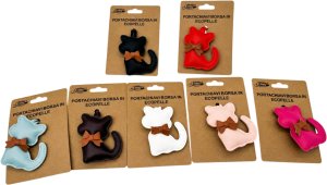 PORTACHIAVE PER BORSA IN ECOPELLE GATTINO 41114