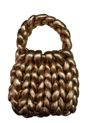 SOFTBAG-05 BORSA INTRECCIO LUREX ORO LIGHT 41114