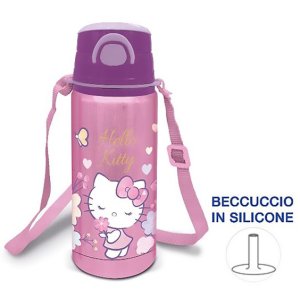 ST81758 HELLO KITTY BORRACCIA ALL POP UP CON CANNUCCIA E TRACOLLA 41401
