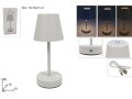 LAMPADA METALLO RICARICABILE 3 INTENSITA' DI BIANCO TOUCH BIANCO 682852 40842