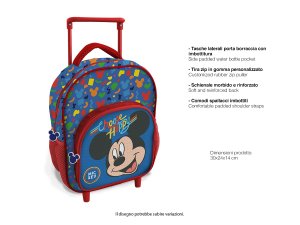 MIC0809 ZAINO TROLLEY DIGIT PREMIUM 30 CM 40934