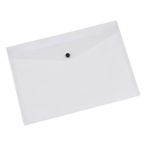 DB802/AS TRASP BUSTE CON BOTTONE A4 COLORE TRASPARENTE NEUTRO 55598