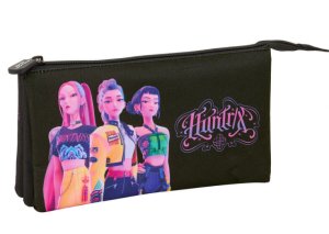 TRIPLE PENCIL CASE K-POP DEMON HUNTERS 22x12x3cm 842675744 41177