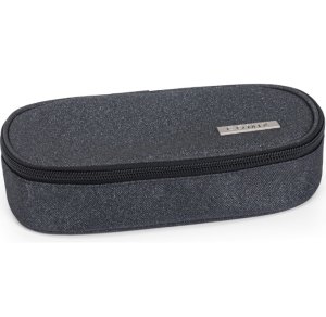 ASTUCCIO OVALE ORGANIZZATO GLITTER NERO COMIX 76571GN 41349