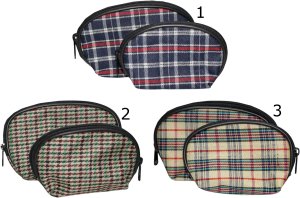 PORTAOGGETTI 1120008 2pz POCHETTE MEDIUM 20x15cm - SMALL 17x13cm