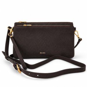 ET-BR002 ETRES BORSA DONNA HANDBAG BROWN CON RFID E TAG NON INCLUSO 41464