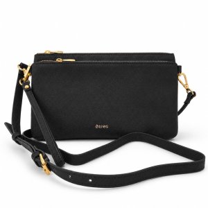 ET-BR001 ETRES BORSA DONNA HANDBAG BLACK CON RFID E TAG NON INCLUSO 41464
