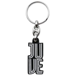 JU1118N PORTACHIAVI SMALTATO JUVE BIANCONERO 41426