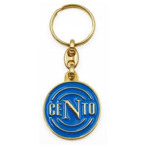 NACE03 PORTACHIAVI IN METALLO DORATO 3D SMALTATO NAPOLI CENTO 41426
