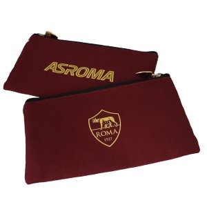 RM1906 ASTUCCIO RETTANGOLARE BORDEAUX LOGO AS ROMA 41426