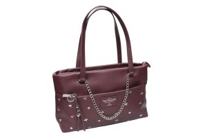 62152/CUORE12 SHOPPING BORDEAUX 38x22cm 41233
