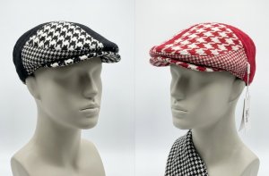 CAPPELLO 0851 COPPOLA PIEDPOOL PATCH NERO/BIANCO