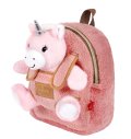 ZAINETTO CON PELUCHE UNICORNO 21cm 13094 40035