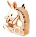 ZAINETTO CON PELUCHE CONIGLIO 21cm 13092 40035