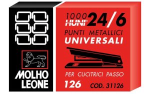 PUNTI METALLICI UNIVERSALI 126 SCATOLA DA 1000PZ 31126 1152
