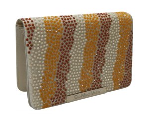 BORSA DA SERA PICCOLA ZEBRATA GMV 29220 16X11CM (BEIGE)