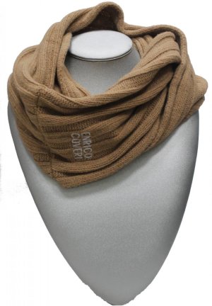 SCIARPA 99920 ENRICO COVERI 170 ANELLO (Camel)