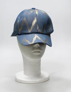 CAPPELLO BASEBALL DONNA DENIM AQUA DI MARE 22581 Chiaro