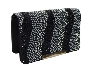 BORSA DA SERA PICCOLA ZEBRATA GMV 29220 16X11CM (NERO)